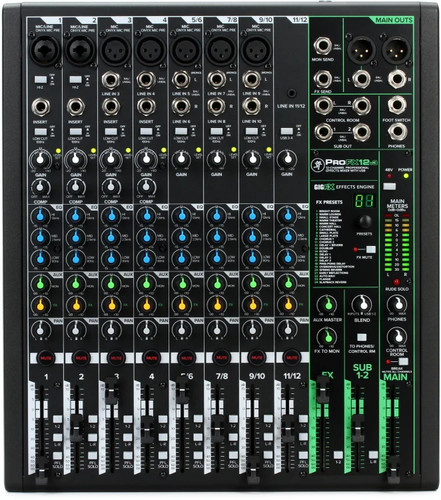 Mackie profx12v3 channel - profx12v3, 12-channel