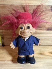 Vintage Russ Troll Air Stewardess Red Hair Uniform Beret Jacket RARE