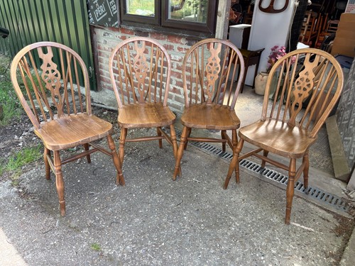 Round back dining chairs - round, 4