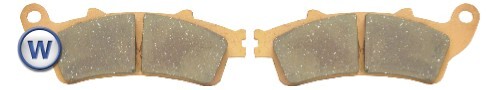 Brake pads rear for honda - for,