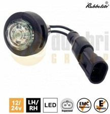 Rubbolite M856 LED White Front Marker Lamp Light Superseal Truck Lorry 12V/24V