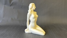 Vintage Alabaster Classical Kneeling Nude Female Figurine