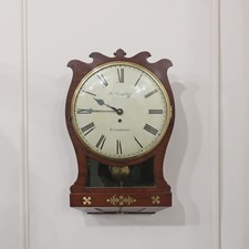 Antique Drop Dial Wall Clock
