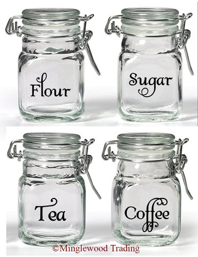 Set canister labels - 4,