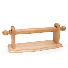 Kitchen Towel Holder Wooden Free Standing - Wall Mounted Anti-Slip Roll Holder