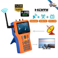 GTMedia V8 Satellite Dish Finder DVB-T/T2 Cable TV Aerial Signal Meter Tester UK