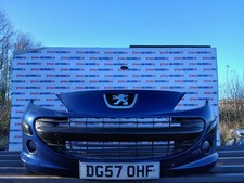 PEUGEOT 207 HATCHBACK 5DR MK1 PH1 2007 BLUE KPL FRONT BUMPER MARKS