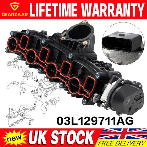 Intake manifold with - with, motor