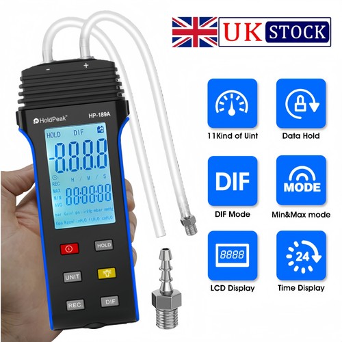 Holdpeak digital manometer - digital,