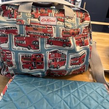 Kath Kidston London Bus Print Baby Changing Bag Satchel Long Strap