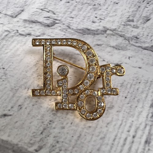 Dior brooch gold - dior,