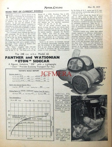 Panther 248cc motor cycle - panther,
