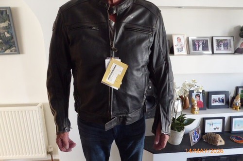 Richa leather motorcycle