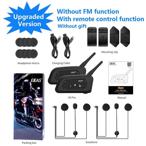 Pro motorcycle intercom - 2x,