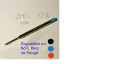 ball refill comp. Parker - Black/Blue or Red - Same Day Shipping from France