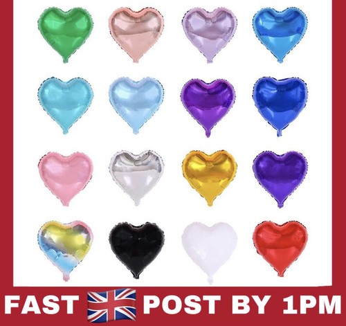 5pcs love heart shape foil - 18",