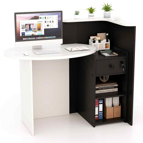 Reception desk front counter - front,