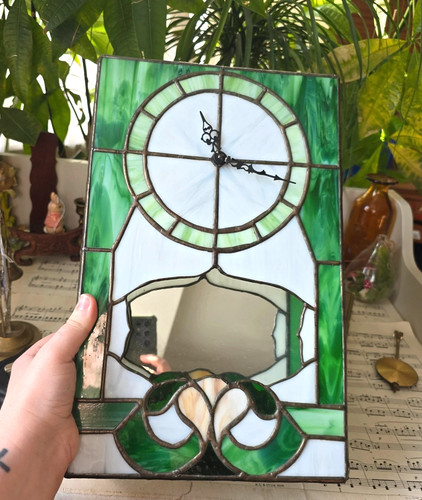 Vintage stained glass - , tiffan