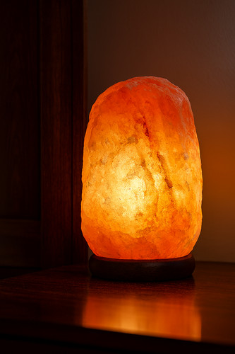 Himalayan salt lamp pink - himalayan,