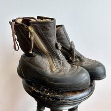 WWII US Navy M-380c Hood Flying Boots Near Mint Korean War