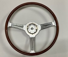 PORSCHE 356 Les Leston Style B/C Steering Wheel - classic wooden nos