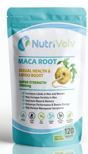 Maca root supplement tablets - maca,