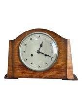 Fine Smiths Oak Mantle Clock