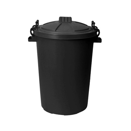 Black 50l heavy duty - heavy, plastic