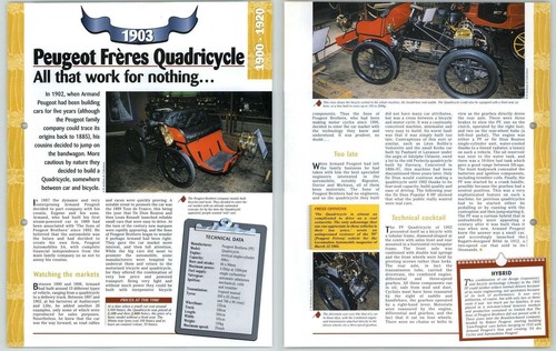 Peugeot freres quadricycle - peugeot,