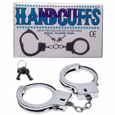 STEEL METAL HANDCUFFS+KEYS