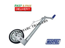 48mm Jockey Wheel Ribbed Heavy Duty 500kg Nose Weight for Ifor Williams