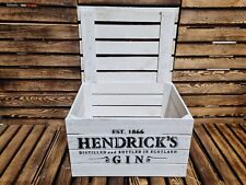 HENDRICKS GIN - RUSTIC WOODEN APPLE  BOXES CRATES  - FOR MAN CAVE / SHE SHED