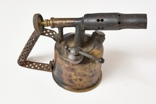 vintage brass blow torch lamp