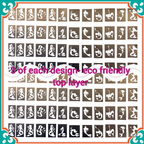 Glitter tattoo stencils - tattoo,