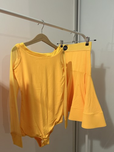 Yellow juvenile ballroom - juvenile, dance