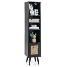 4 Layer Rattan Cabinet with