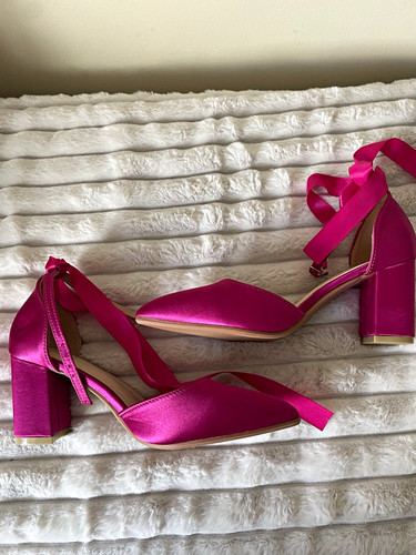 Women pink heeled shoes - women’s,