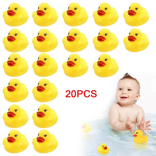 100x rubber ducks squeaky - 20-100x,