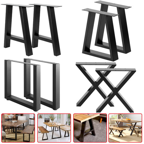 Industrial metal table legs - metal,