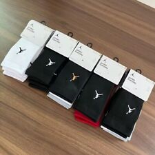 Air Jordan 3 Pairs Crew Socks: Men's-Women's S-L Size Everyday Christmas Socks