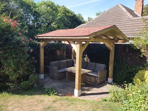 Wooden gazebo heavy duty - wooden,