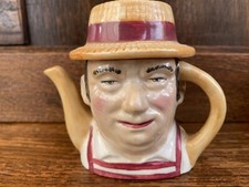 Vintage Porcelain ‘Butcher’ Little Teapot by Artone England Toby Character Jug