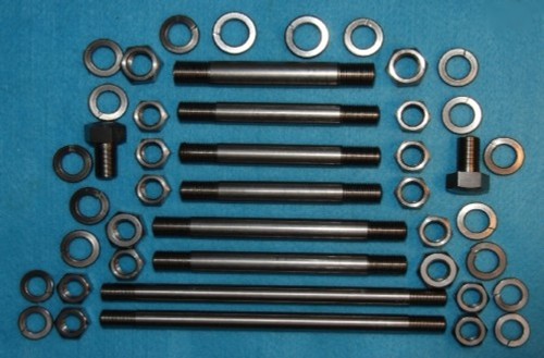 Norton es2 engine plate studs - norton,