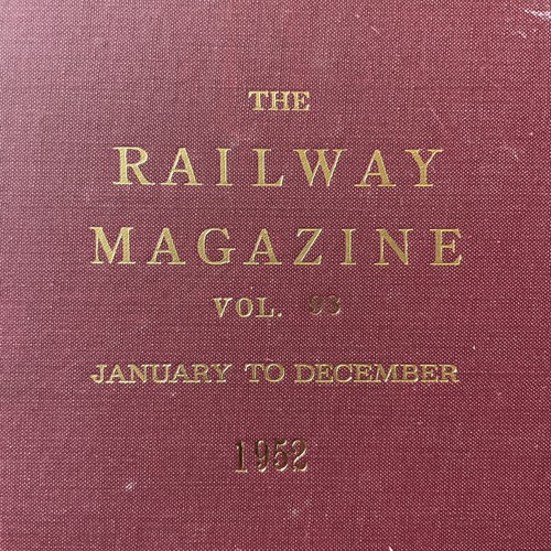 The railway magazine bound - magazine,
