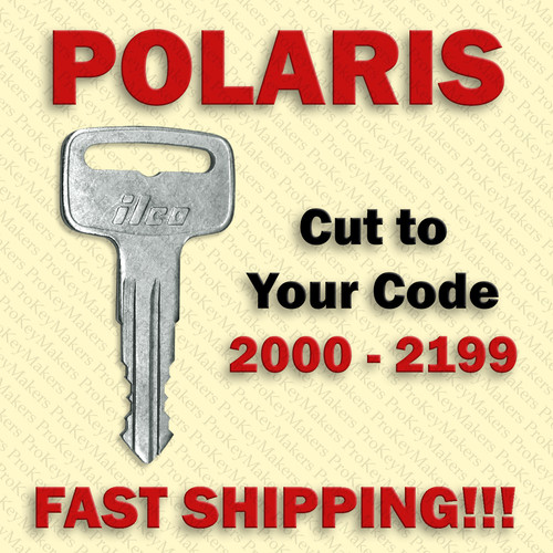 Polaris replacement key - key, atv