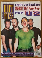 Hot Press Magazine, U2 POP, DAVID BECKHAM, LEMONHEADS, KILA (Vol 21 No 6) 1997