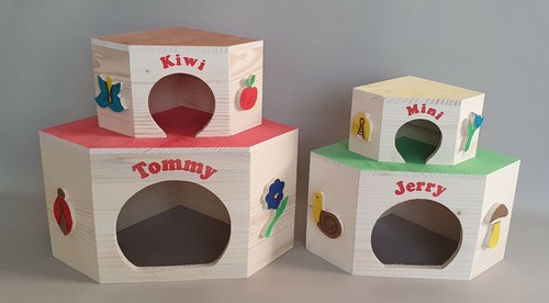Chinchilla hamster wooden - chinchilla,