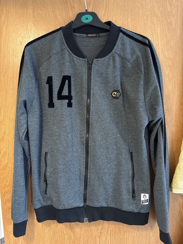 Cruyff track jacket grey black - cruyff,