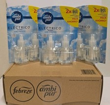 FEBREZE-AMBI PUR  FRESH AIR / FRESH SKY SCENT PLUG IN REFILLS 20ML X 6 REFILLS