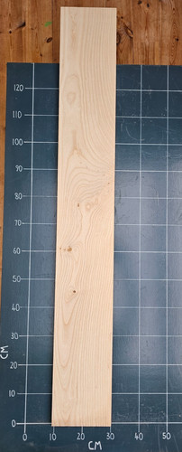 Kiln dried planed ash slab - kiln,